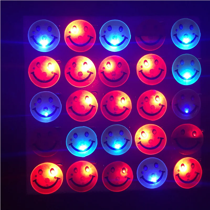 Led Wedding Dress Badge Small Light Up Toys Glow Night Flashing Brooch Birthday Party Decoration Supplies 100pcs/lot | Дом и сад
