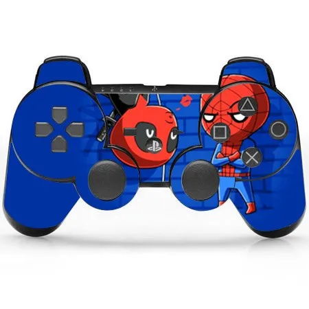 Человек-паук Стильная защитная виниловая наклейка для PS3 контроллер наклейка защитный чехол для джойстика для sony Playstation 3