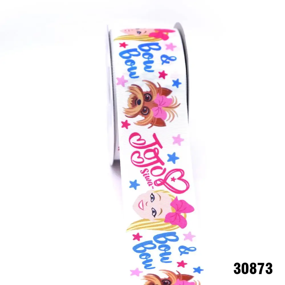 30873 50 ярдов мультфильм напечатанный grosgrain ленты 30873 - Цвет: 30873