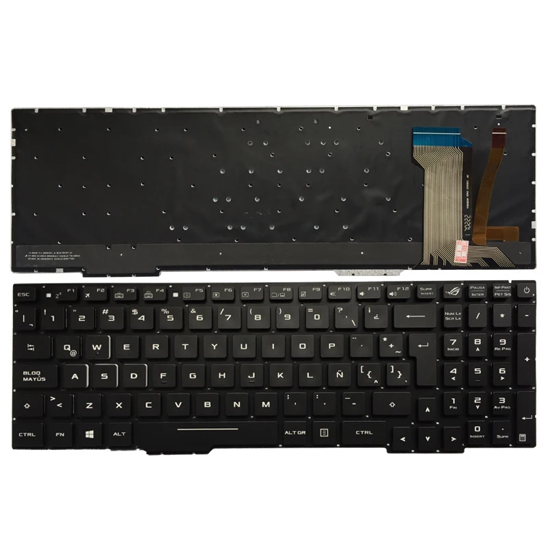 Латинская Клавиатура для ноутбука ASUS GL553 GL553V GL553VW ZX553VD ZX53V ZX73 FX553VD FX53VD FX753VD FZ53V