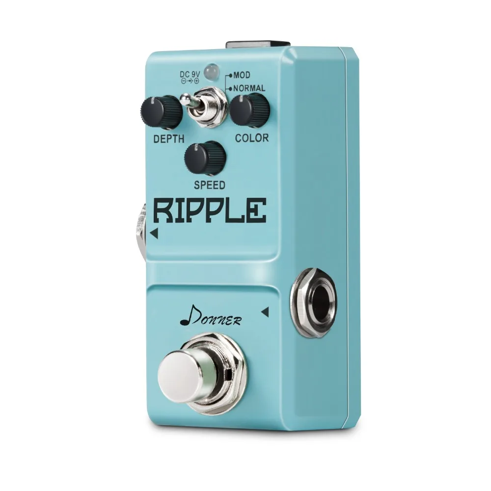 Donner Ripple Tremolo педаль гитарных эффектов портативный мини чистый аналоговый контур