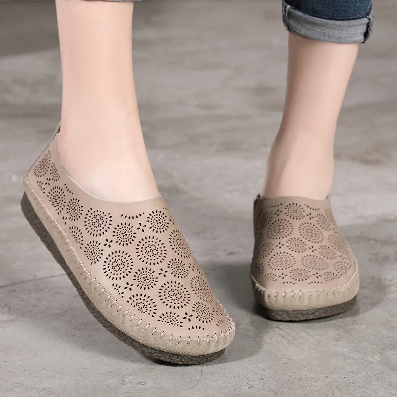 2019 VALLU Женская обувь в национальном стиле женская на плоской подошве мягкая