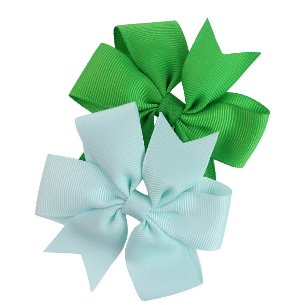 30 шт. = партия бутик Женские аксессуары для волос Новый Дизайн ленты Заколки луки