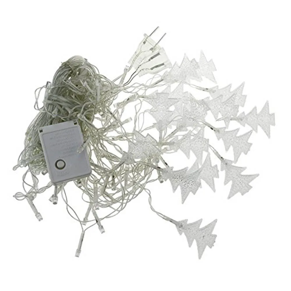 Новинка 96LED AC220V 110V ЕС Lcicle ChristmasTree вечерние струнные лампы светодиодные