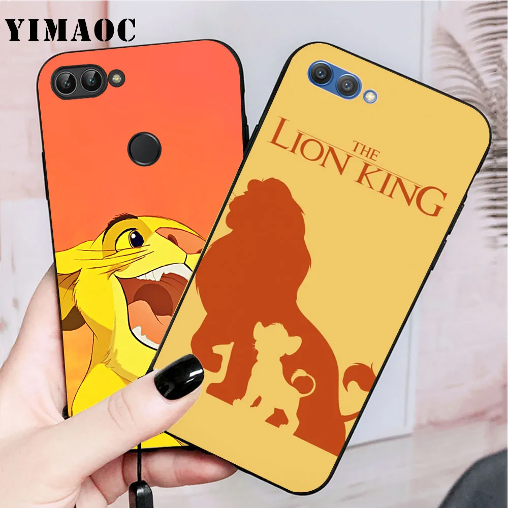 Мягкий чехол YIMAOC lion king для huawei Honor Note 10 9 Lite 8C 8X8 7X 7A 3 GB Pro 7C 6A |