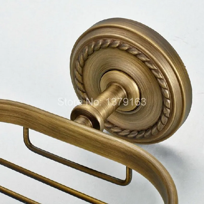 Аксессуары для ванной комнаты античная латунь настенный держатель мыльницы