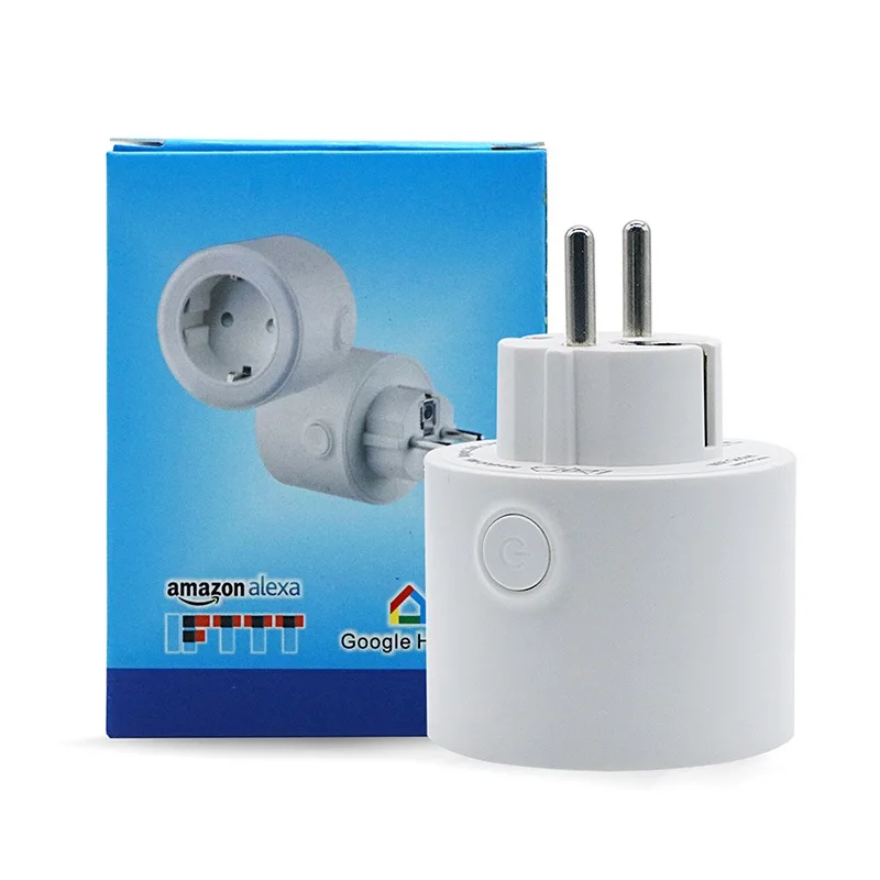 SZYOUMY US EU Mini Smart Socket 10A Wifi Plug Timing Switch Voice Control Work with Alexa Google Assistant 20pcs/lot | Обустройство