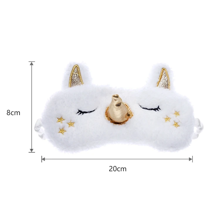 QIFU Unicorn Party Favors Unicornio Sleeping Eye Cover Blindfold Eye Mask Unicorn Decor Bedroom Unicorn Birthday Party Supplies