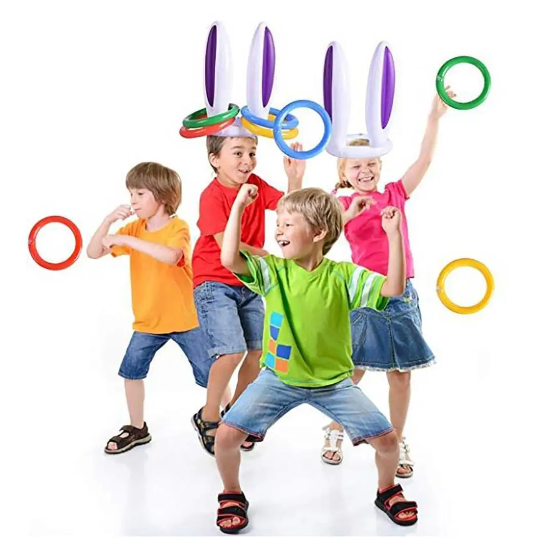 Надувное кольцо Toss Toys для шляпы Fun Rings взрослых детей игр вечеринок более 3 лет
