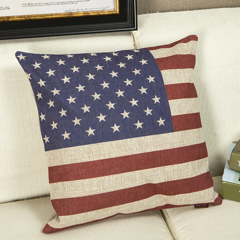 Английский декоративный льняной Хлопковый чехол для подушки/чехол подушки