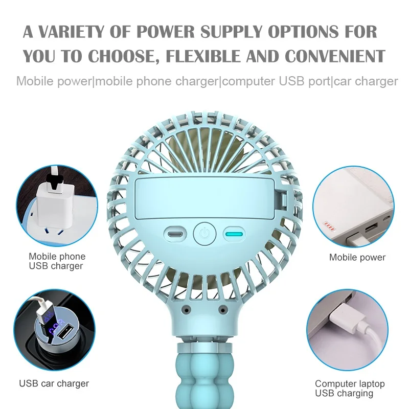 WGT миниатюрная детская коляска вентилятор персональный портативный ручной 3