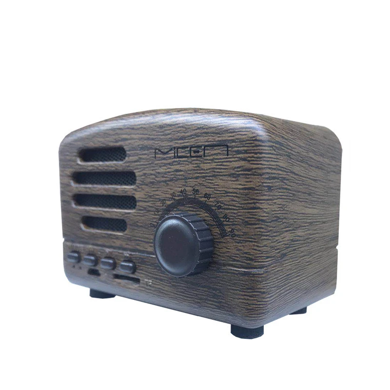 Классический Bluetooth колонка в ретро стиле дерево 5 W громкий Динамик Supprot карты