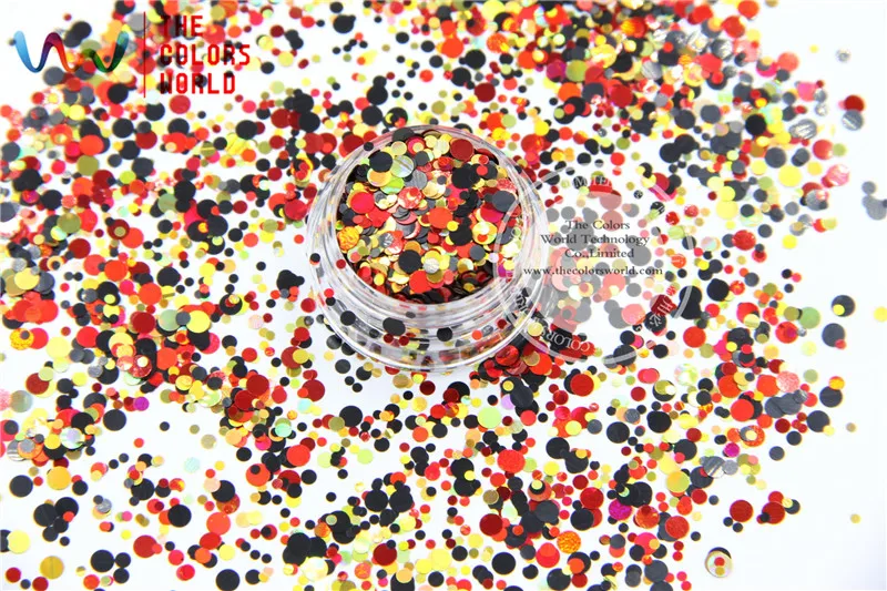 Точечные фигуры разных цветов круглые Блестки для дизайна ногтей гель макияж и