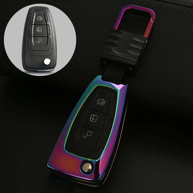 2018 новое кольцо для ключей автомобиля из сплава брелок чехол Ford Mondeo Ecosport Kuga|auto key