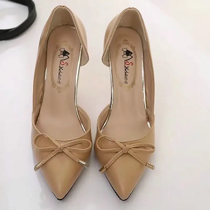 Size34 39 Новинка 2020 года Пикантные женские туфли лодочки Сезон весна осень Вечерние