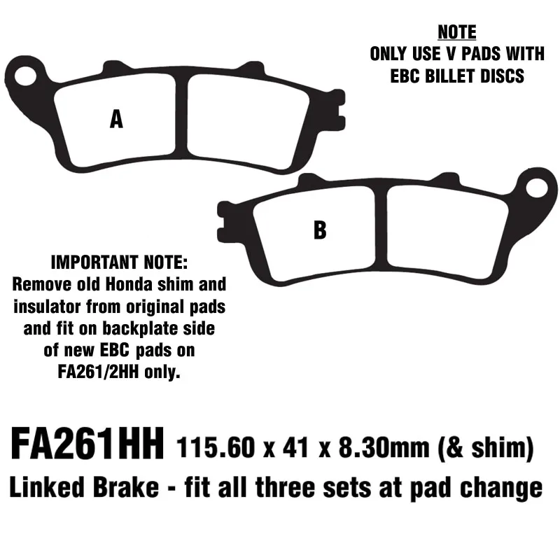 Motorcycle Front Rear Brake Pads For HONDA FJS600 VFR800 XL1000 CB1100 CBR1100 ST1100 ST1300 S1300 Pan European VTX1800 P14 | Автомобили и