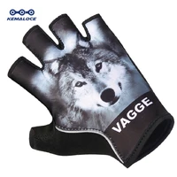 anti shock sport wolf cheap cycling glove wholesale heat racing bike mitten breathable pro team sublimation black bicycle gloves