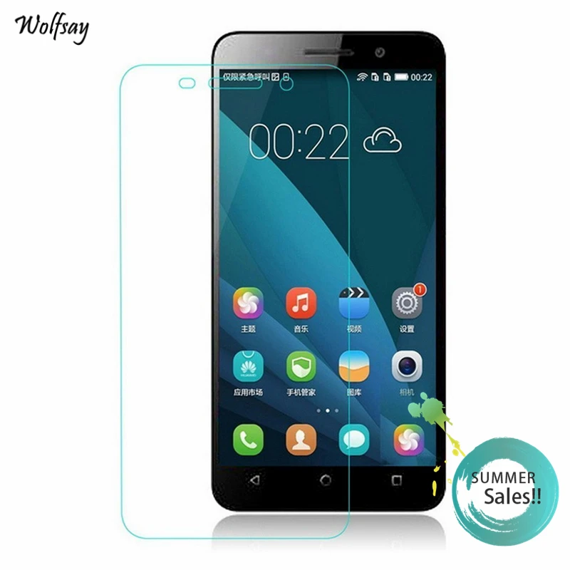 2 шт стекло для huawei Honor 4X, защита экрана, закаленное стекло для huawei Honor 4X, стекло для huawei Honor 4X, защитная пленка <