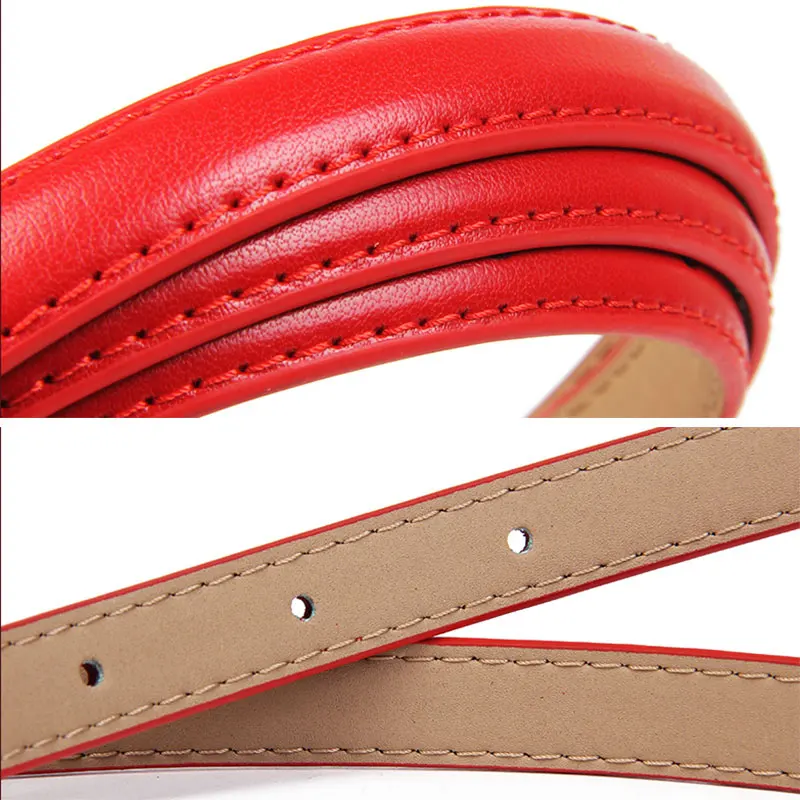 Модные пояса из натуральной кожи для женщин джинсы с пряжкой дикое платье