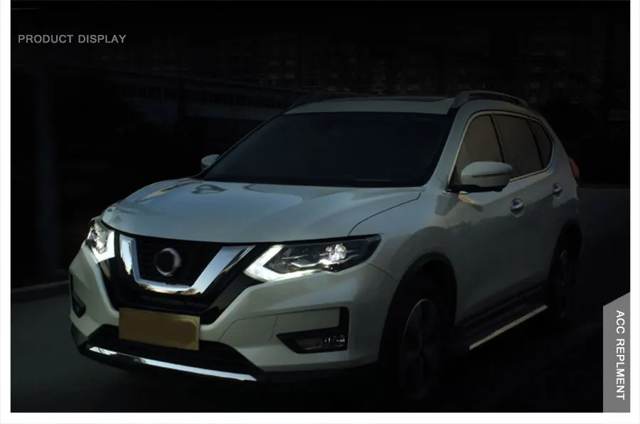 2 шт. светодиодный фары для Nissan X-Trail- светодиодный автомобильный фонарь ангельские глазки ксенон HID комплект Противотуманные фары светодиодный дневные ходовые огни