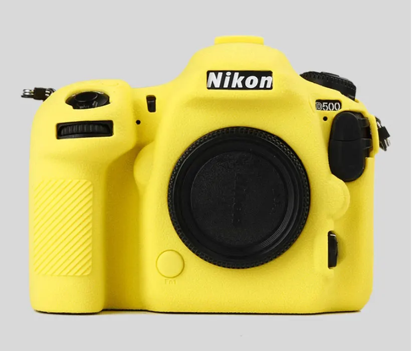 D500 силиконовый легкий чехол для камеры Nikon красный/желтый/черный/зеленый цвет |