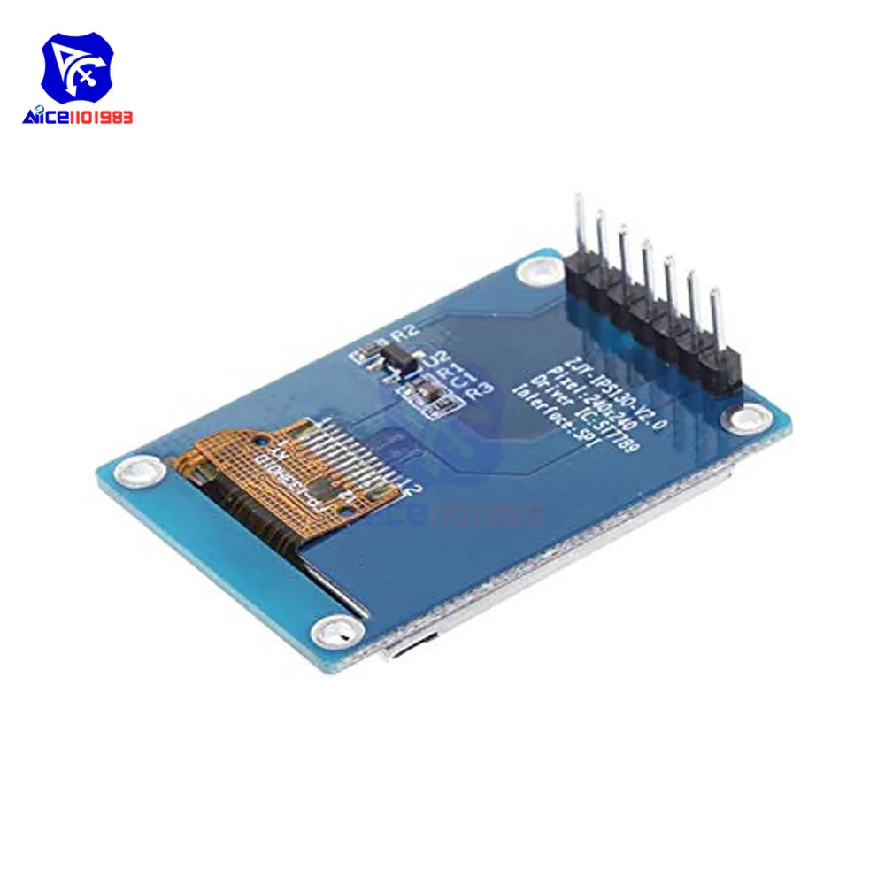 1,3 дюймовый TFT ЖК-экран дисплей модуль 240240 IPS полноцветный с 7Pin SPI интерфейсом ST7789 IC драйвер для Arduino C51 STM32 3,3 V