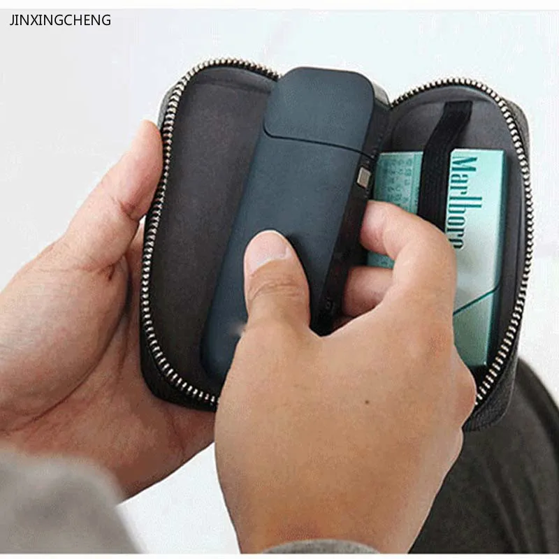 Чехол JINXINGCHENG для IQOS 2 4 Plus чехол из искусственной кожи на молнии кошелек
