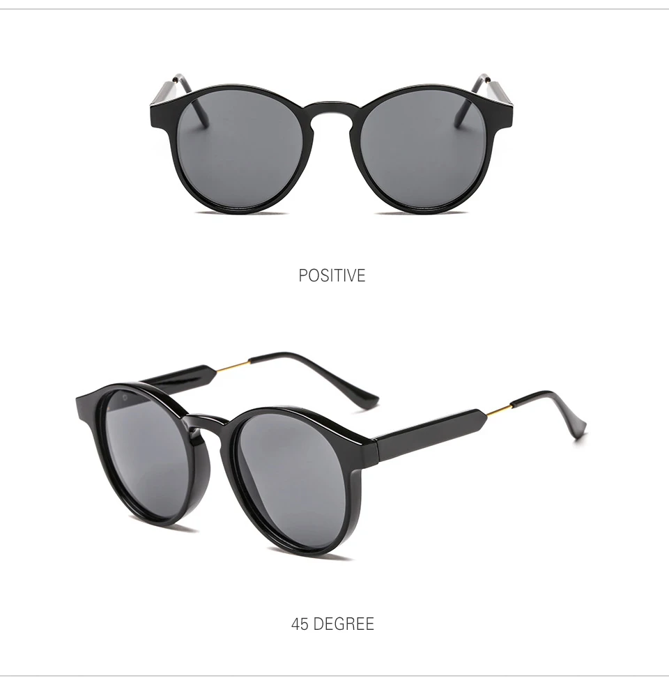 OVZA женские солнцезащитные очки в стиле ретро прозрачные круглые мужские солнцезащитные очки винтажные круглые очки Брендовые классические lentes de sol mujer S1090