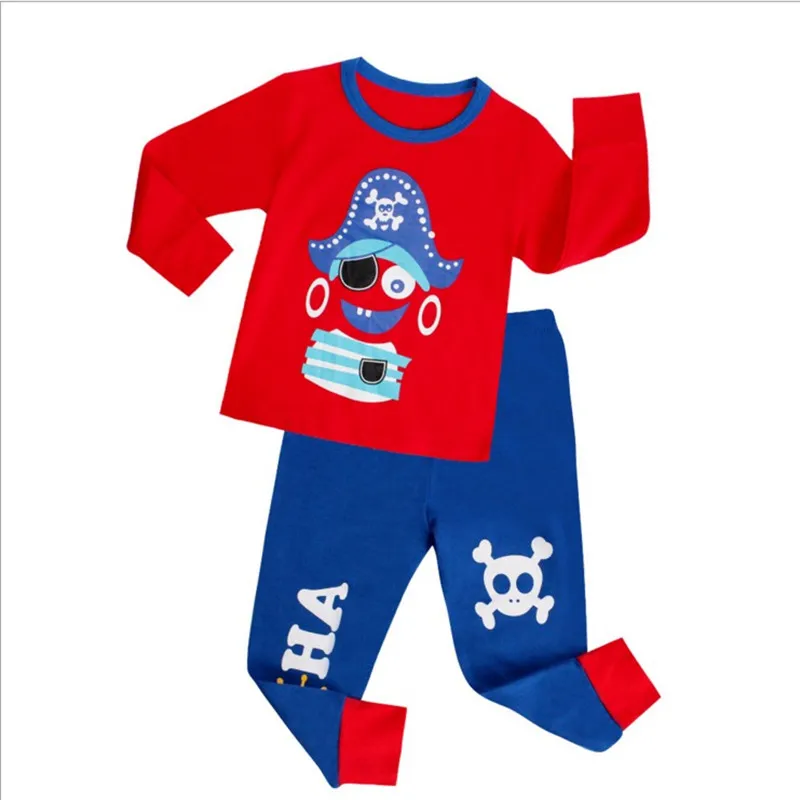 Новое поступление Детские пижамные комплекты для девочек и мальчиков брендовая