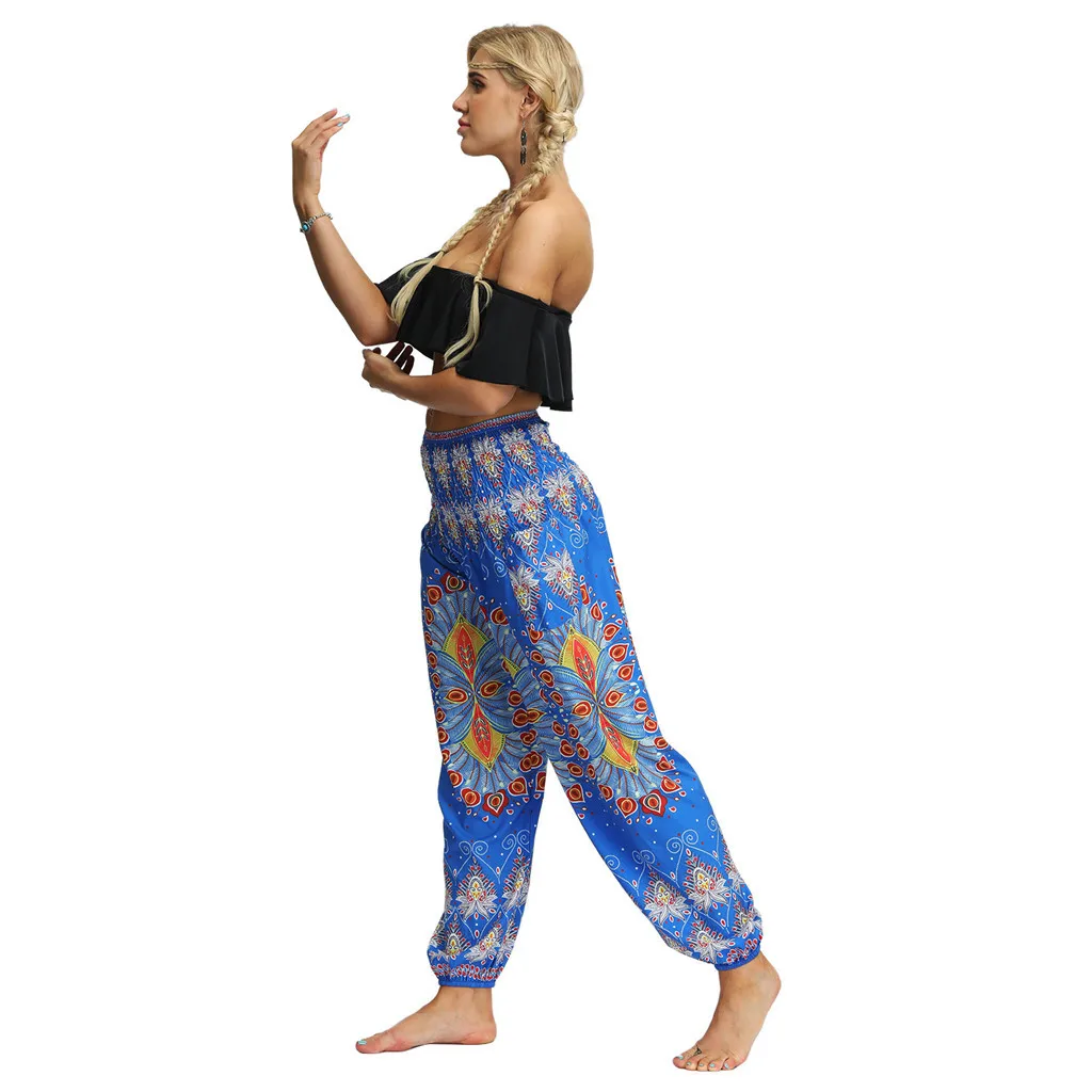Повседневные женские штаны-шаровары; pantalones mujer pantalones de mujer; уличная одежда; коллекция года; свободные хиппи-мешковатые Boho Aladdin брюки; Z4