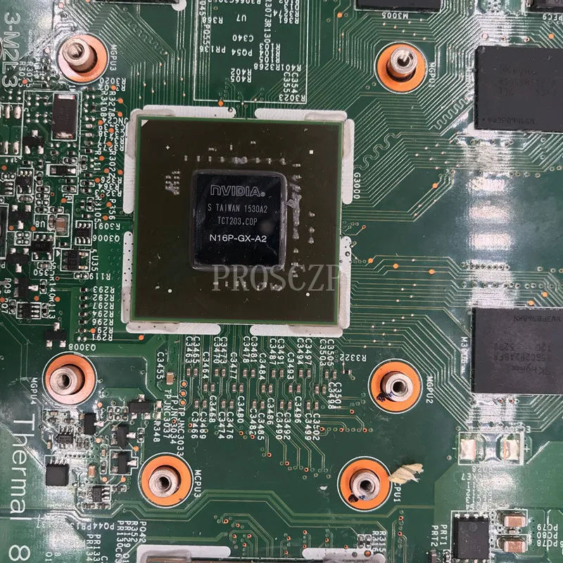 Бесплатная доставка Для материнской платы ноутбука GE72 MS-16J21 с SR2BP I7-5700HQ CPU и GTX950M