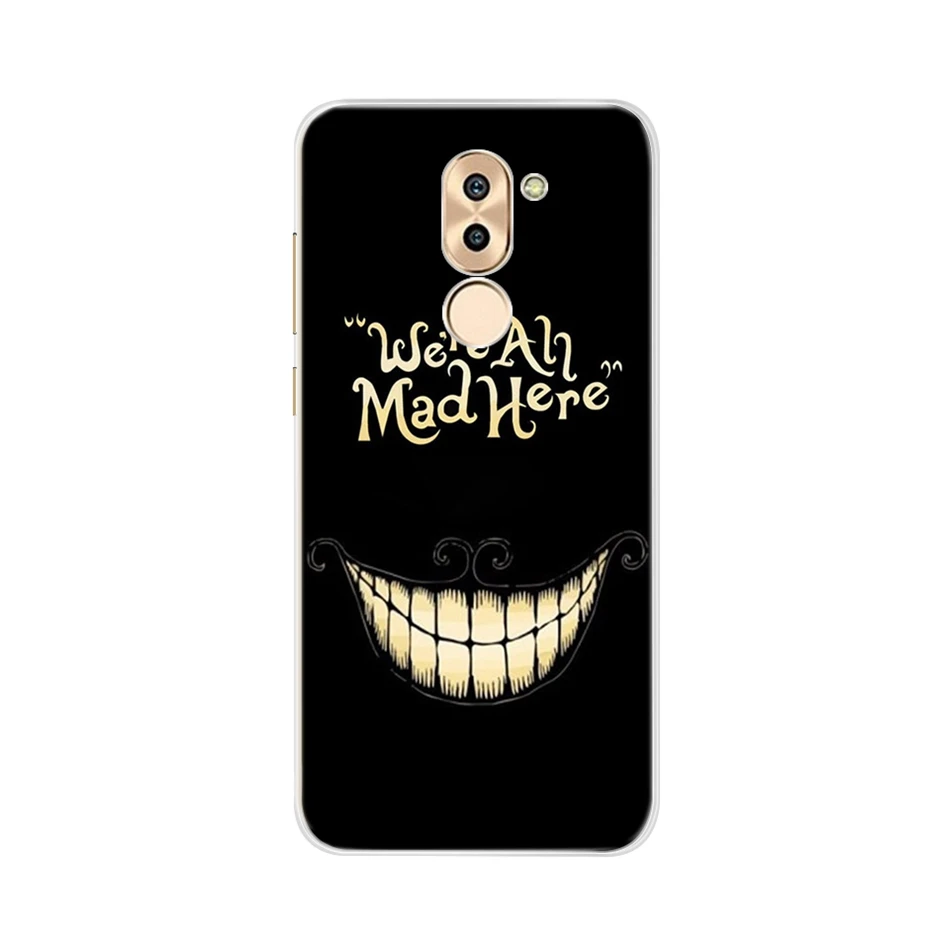 Флуоресцентный желтый Модный чехол для телефона huawei GR5, задняя крышка, силиконовый мягкий чехол из ТПУ для huawei mate 9 Lite, чехол, чехол для Honor 6X Funda - Цвет: Флуоресцентный желтый