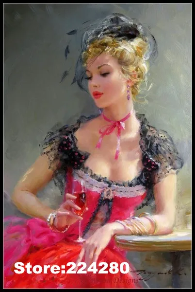 

New Sexy Fashion Charming girl Needlework,Cross stitch Handmade 14CT white Canvas DIY,Cross-stitch kits,Embroidery Art Home