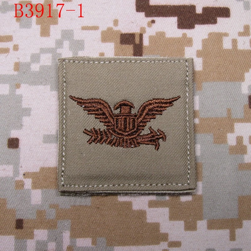 Загар фон загар дизайн армии США ранг Военная Вышивка патч знаки отличия