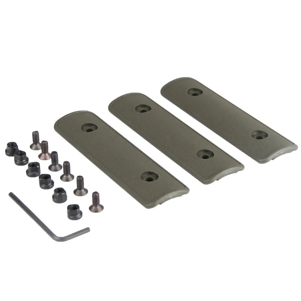 3 шт./компл. Тактический 4 &quotKeymod Rail Handguard Panel Cover Key Mod защитные полимерные Охотничьи