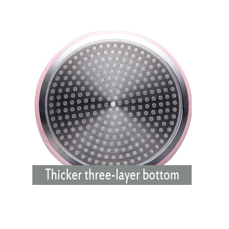 Антипригарная сковорода 16 см с алюминиевым сплавом мини яичница кастрюля для