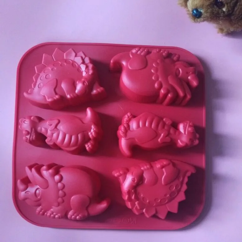 3 большая форма для торта в виде динозавра стандартная мыла|dinosaur cake mold|chocolate moldsoap