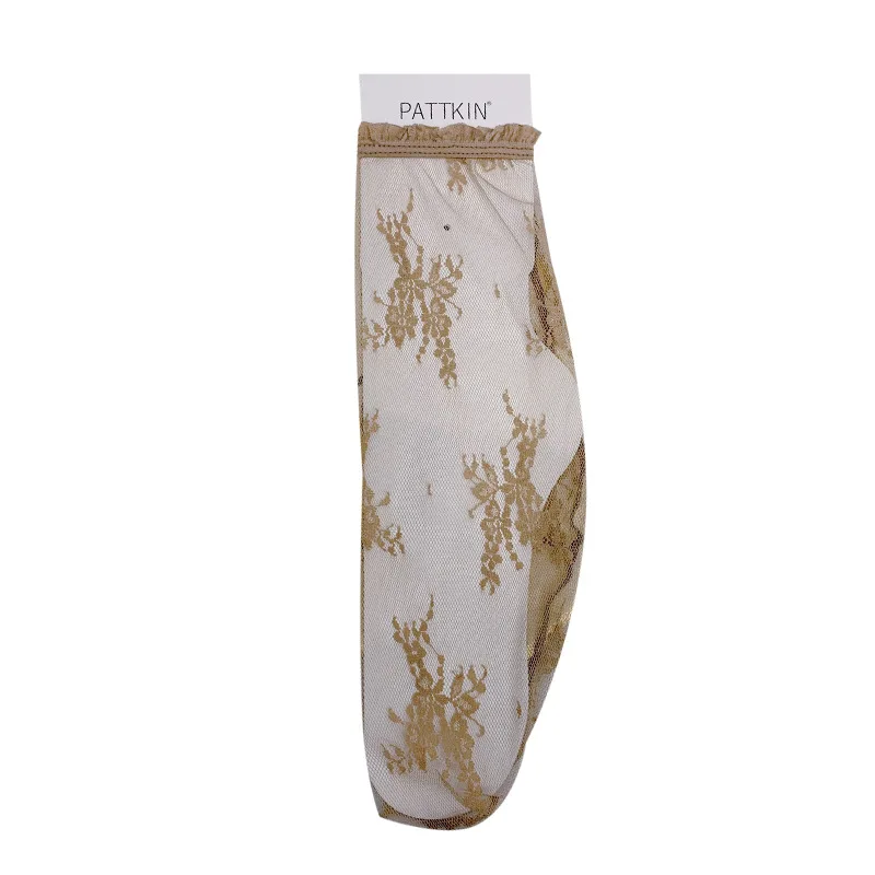 2019 Весна и лето новые модные кружевные короткие женские носки из тюля Япония