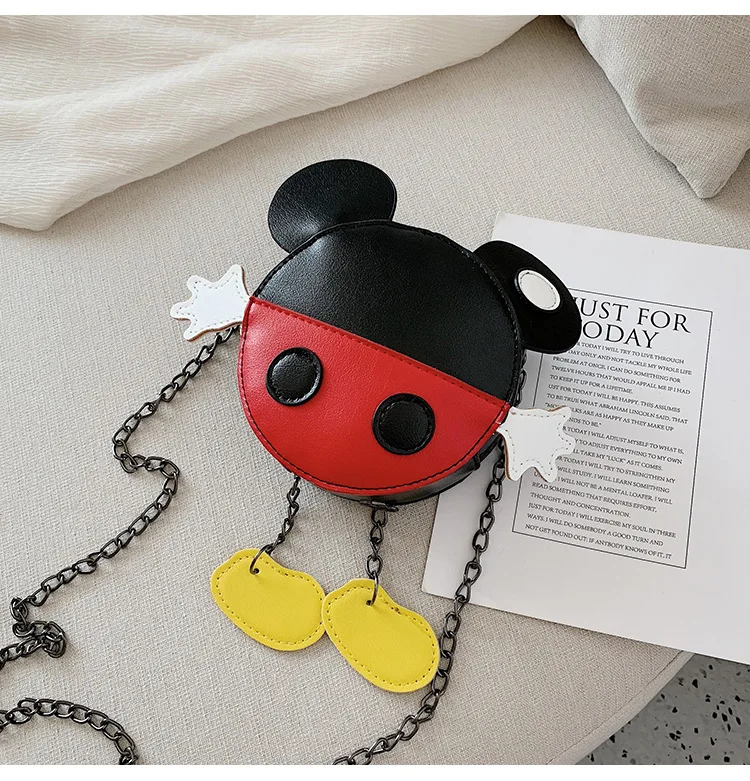 Disney детский сад Микки Маус девочка мультфильм сумка Детский кошелек мальчик мини сумка ребенок Минни Сумка