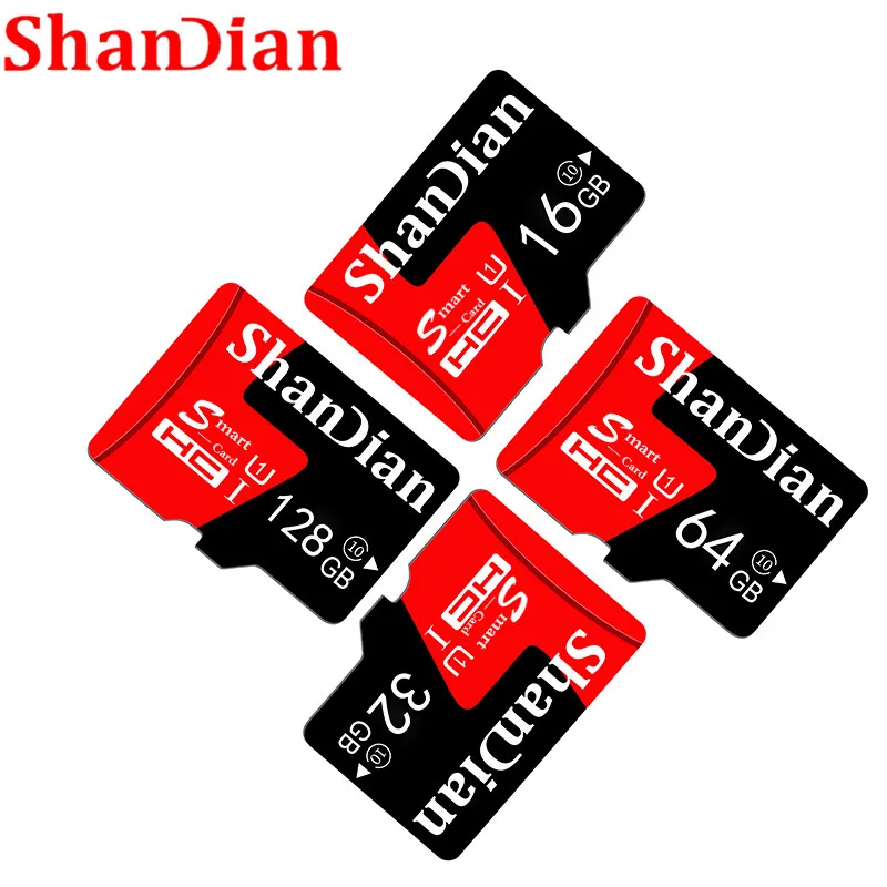SHANDIAN, настоящая емкость, micro sd карты памяти, 8 ГБ, 16 ГБ, 32 ГБ, высокая скорость, 64 ГБ, класс 10, micro sd карта, TF карта для телефона/планшетного ПК