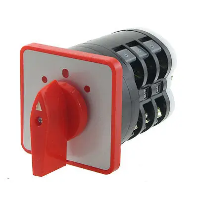 

AC 500V 16A Amps on/off/on 3 Position Rotary Cam Universal Changeover Switch