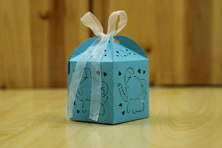 3000 шт. креативная лазерная резка с вырезами слон мультяшное животное для