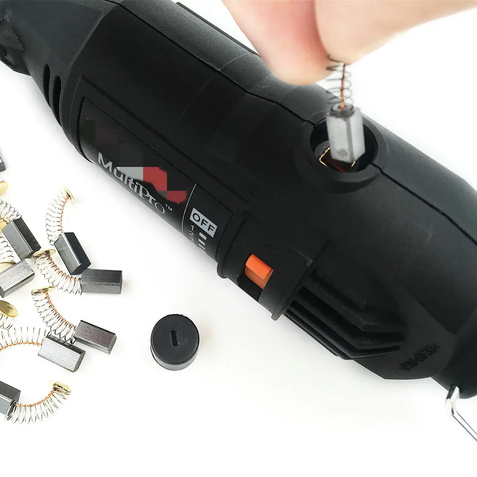 Запасные угольные щетки для мини-дрели 10 шт. аксессуары электроинструментов Dremel