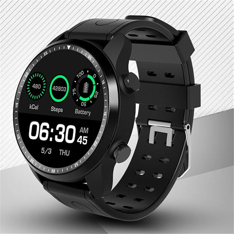 Смарт часы 1 3 дюйма MTK6737 4 ядра 2 GHZ Android 6 0 4G SmartWatch 620 mAh монитор сердечного ритма pk Z28