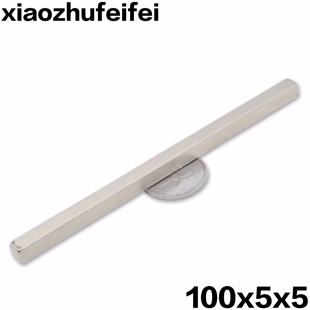 

Неодимовый редкоземельный магнит, 100 х5х5 мм, 50 шт.