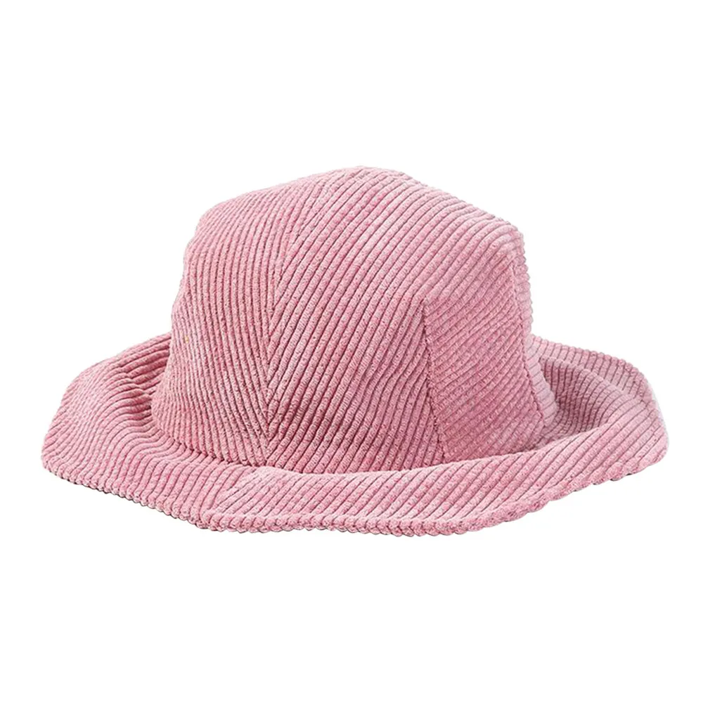 Hat Summer Women Corduroy Comfortable Warm Fashion Solid Color Fisherman Fishing Cap Retro Casual Sombrero Mujer Verano | Аксессуары для