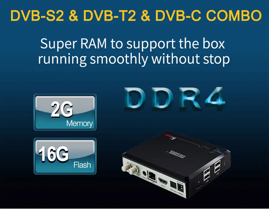 3 месяца России IP ТВ Android ТВ коробка MECOOL KI PRO DVB-T2 DVB-S2 DVB-C S905D Quad 4K Декодер каналов кабельного телевидения DDR4 Media player