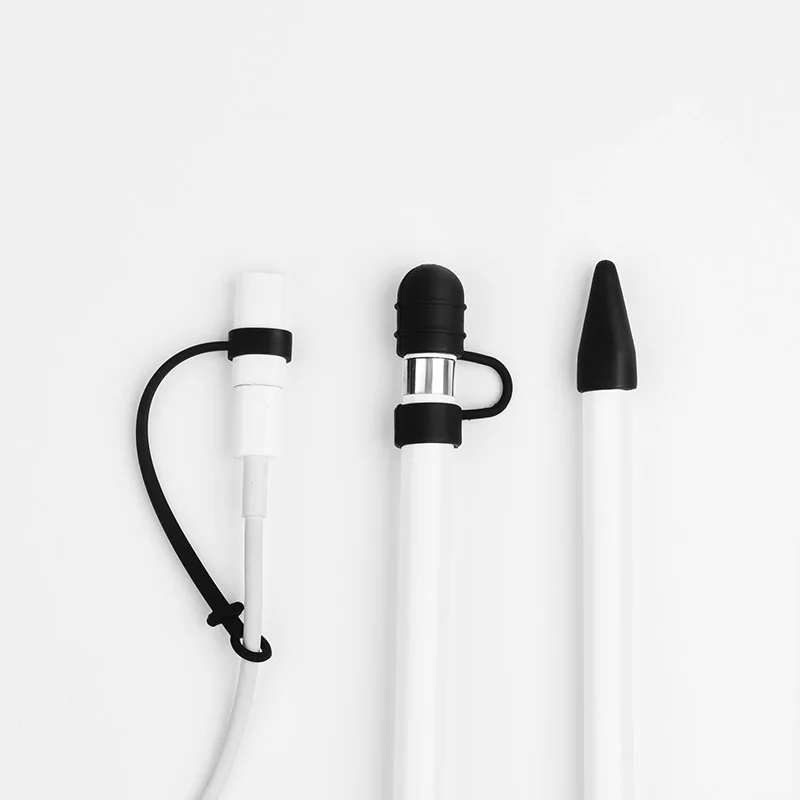 Для Apple Pencil cap Holder Nib Sleeve Cover мягкий силиконовый защитный чехол для iPad Pro Pencil с антиутерянным разъемом
