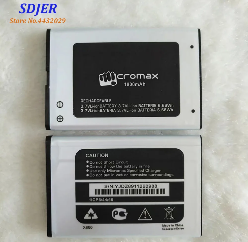 Высокое качество Первоначально для Micromax X800 мобильный телефон литиевая Батарея