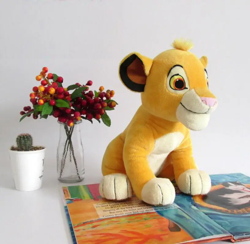 35 см Высокое качество Милая любовь Симба Король Лев Плюшевые игрушки Simba мягкие
